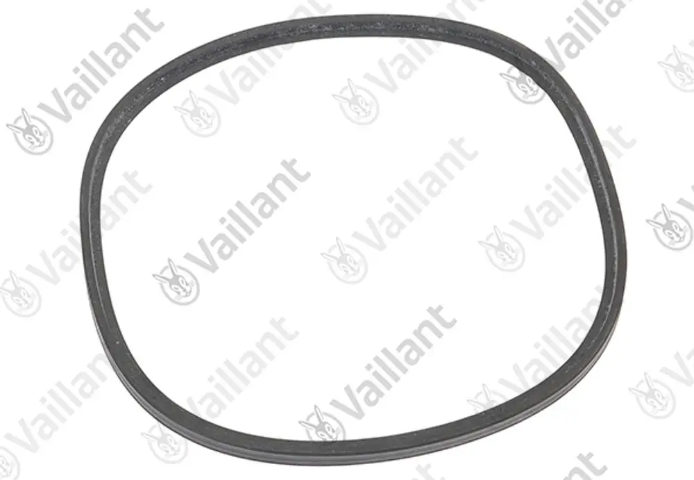 Vaillant Lippendichtring aus EPDM, kreisförmig, für Dichtungsanwendungen in Heizsystemen, versehen mit der typischen Markenkennzeichnung.